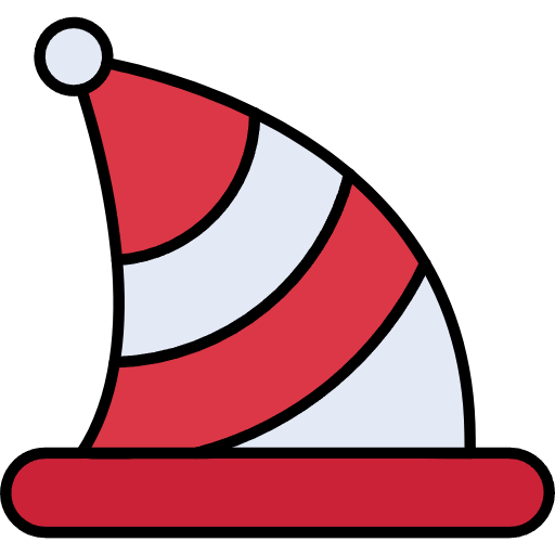 Free Christmas Hat icon Lineal Color style
