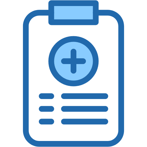 Free clipboard icon two-color style