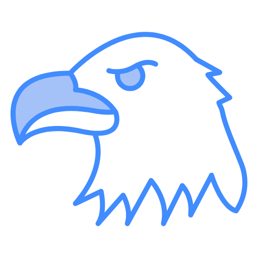 Free Eagle icon two-color style