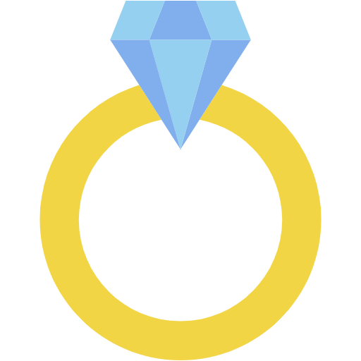 Free Ring icon Flat style
