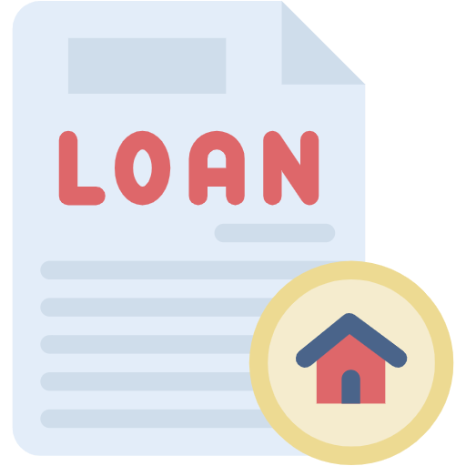 Free Loan icon flat style
