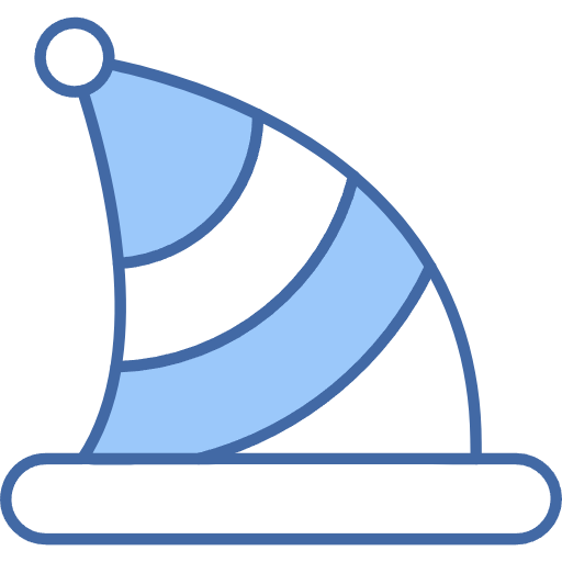 Free Christmas Hat icon two-color style
