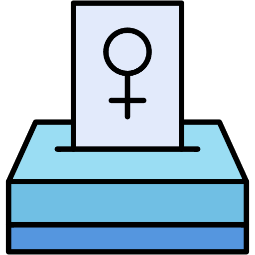 Free Ballot icon lineal-color style