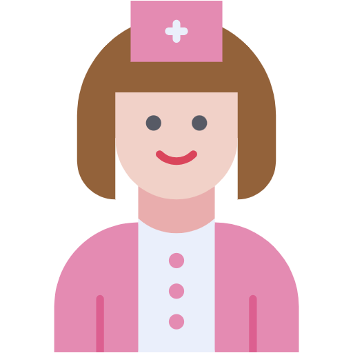 Free Nurse icon Flat style