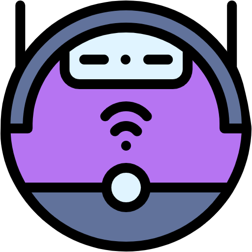 Free Robot Vacuum Cleaner icon Lineal Color style