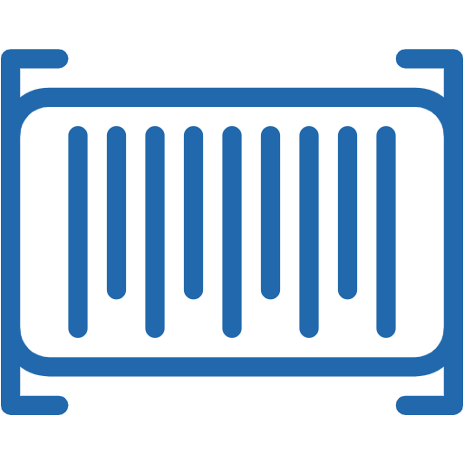 Free Barcode icon Two Color style
