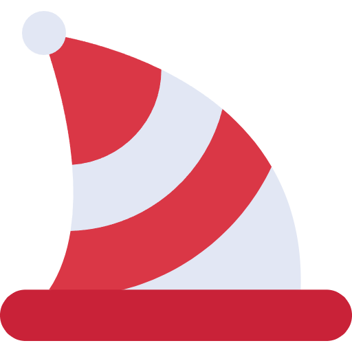 Free Christmas Hat icon Flat style