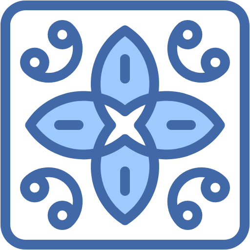 Free Tile icon two-color style