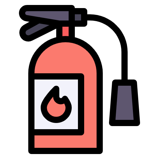 Free Fire Extinguisher icon Lineal Color style
