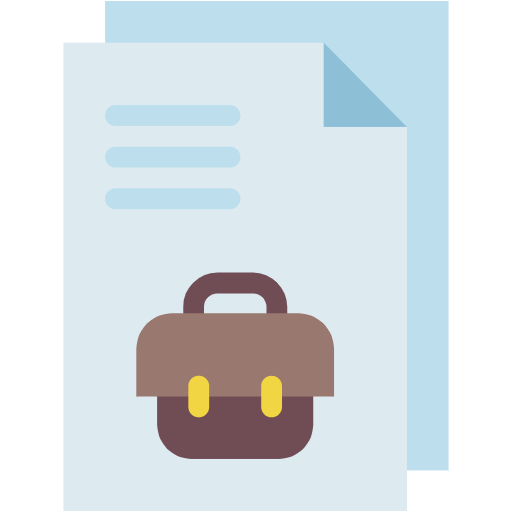 Free Document Report icon Flat style