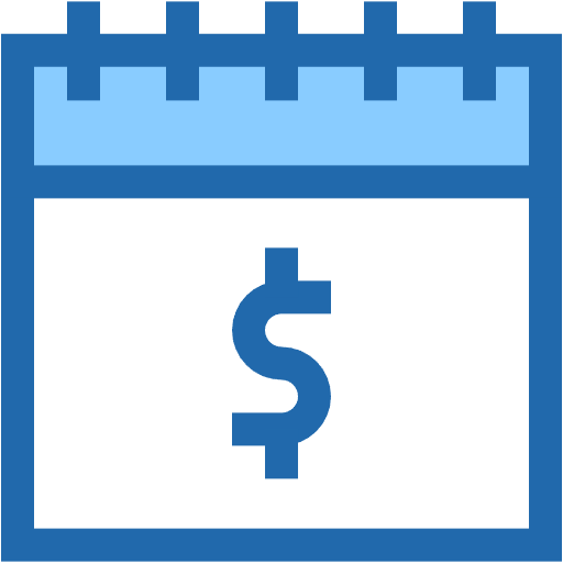 Free dollar icon two-color style