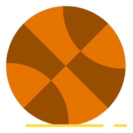 Free Basketball icon flat style