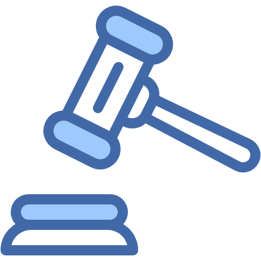 Free Auction icon two-color style