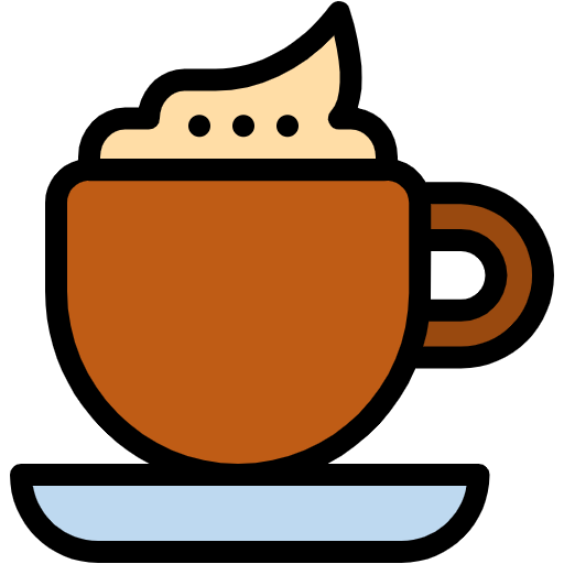 Free Cappuccino icon lineal-color style