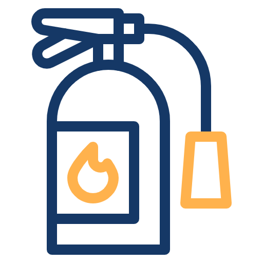 Free Fire Extinguisher icon Two Color style