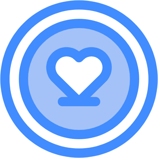 Free Fundraiser icon two-color style