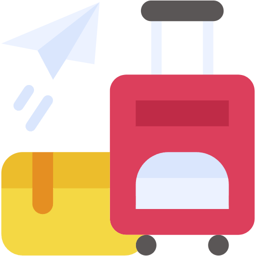 Free Suitcase icon flat style