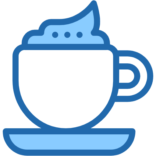 Free Cappuccino icon two-color style