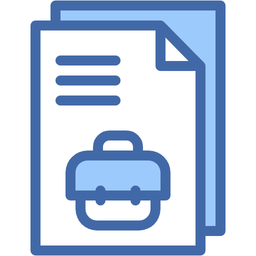 Free Document Report icon two-color style