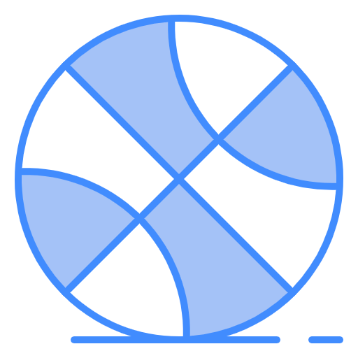 Free Basketball icon two-color style