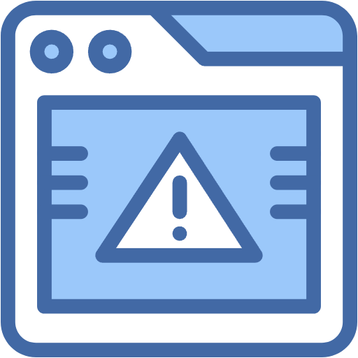 Free Alert icon two-color style