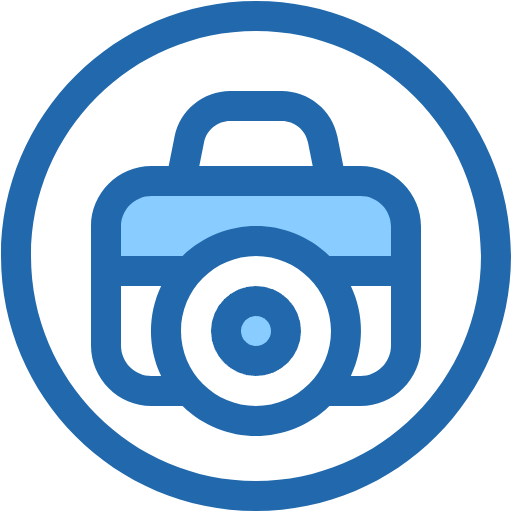 Free Camera icon two-color style