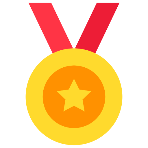 Free Award icon flat style