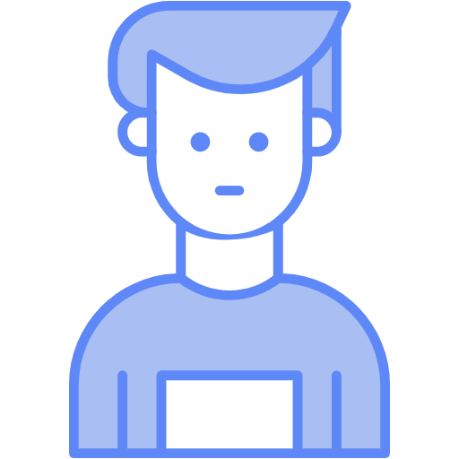 Free Boy icon two-color style