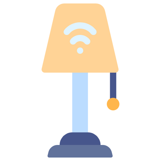 Free Lamp icon flat style