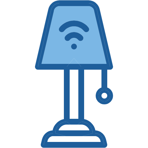 Free Lamp icon two-color style