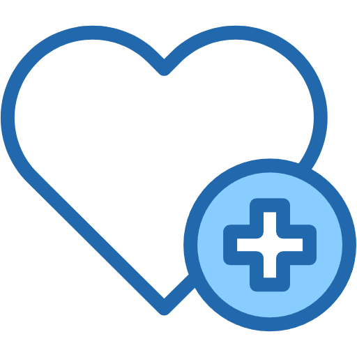 Free Heart icon two-color style