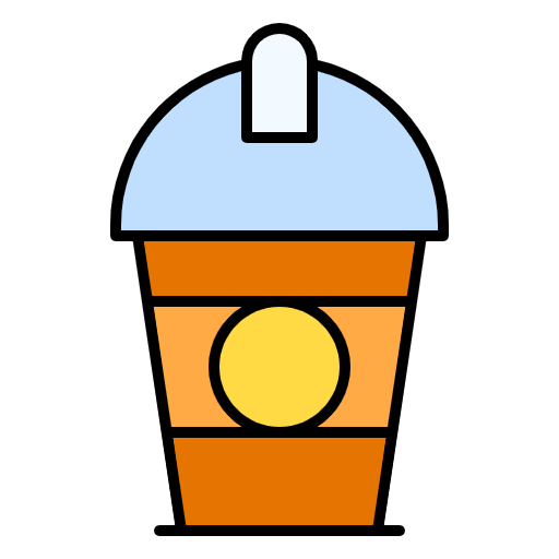 Free Beverage Juice icon lineal-color style