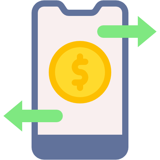 Free Transaction icon Flat style - Accounting pack