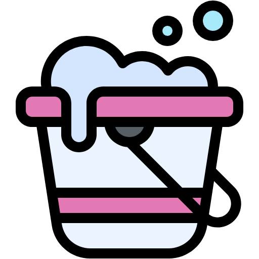 Free Bucket icon lineal-color style