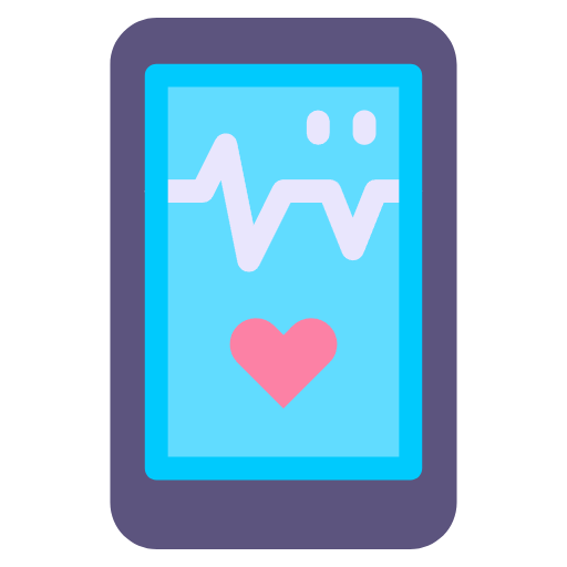 Free Fitness Tracker icon flat style