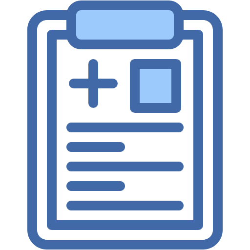 Free Medical Report icon two-color style