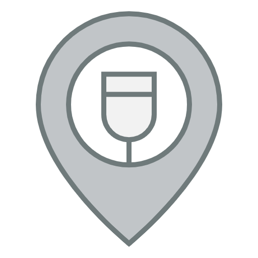 Free Event Location icon two-color style