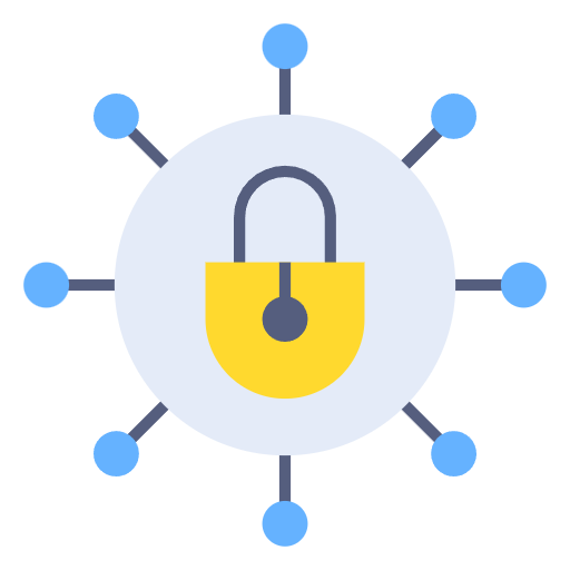 Free security icon flat style