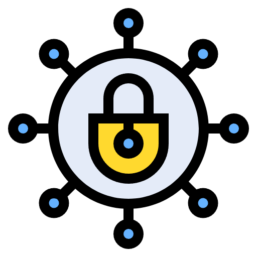 Free security icon lineal-color style
