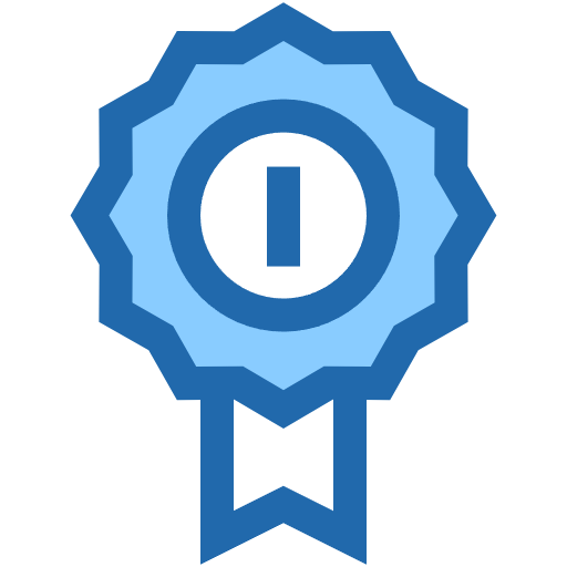 Free medal icon two-color style