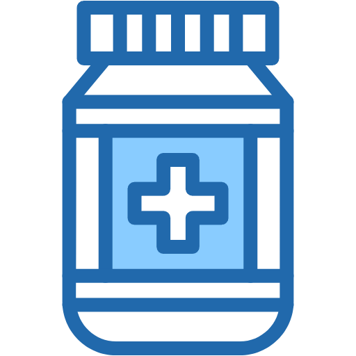 Free Pharmaceutical icon two-color style