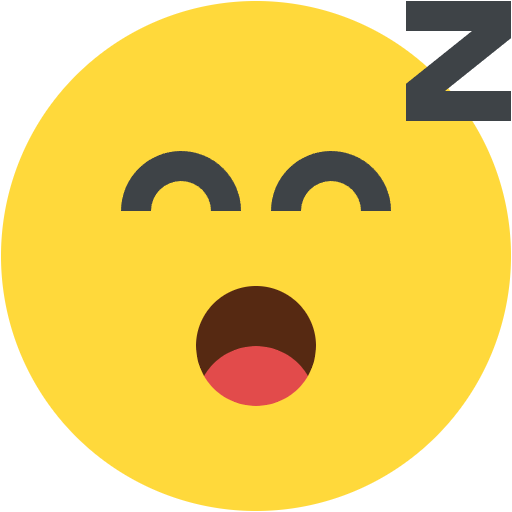 Free sleep icon flat style