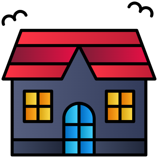 Free Fantasy House icon lineal-color style