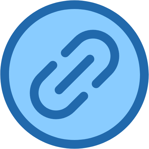 Free Link icon two-color style