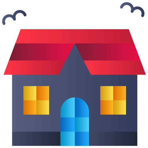 Free Fantasy House icon flat style