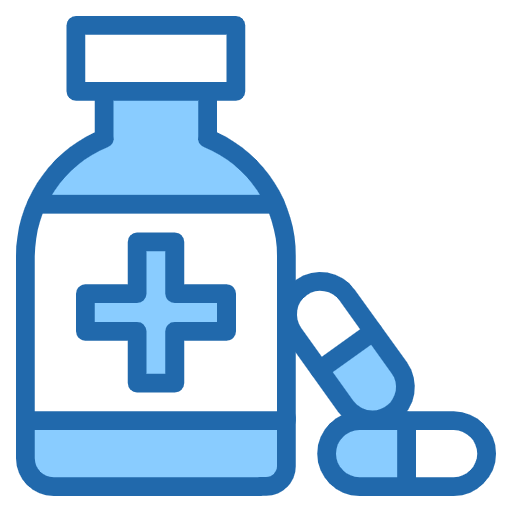 Free Medicine Tablet icon two-color style