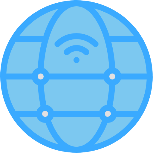 Free Network icon flat style