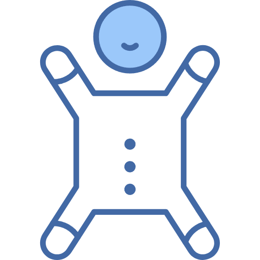 Free Gingerbread icon two-color style