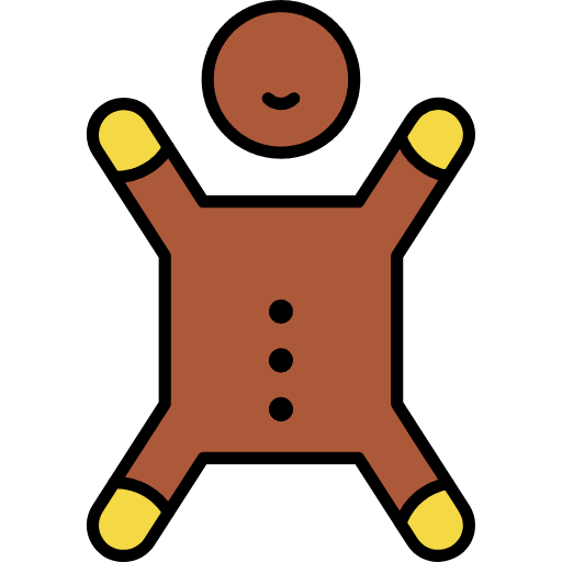 Free Gingerbread icon Lineal Color style