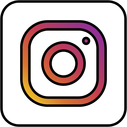 Free Instagram icon lineal-color style